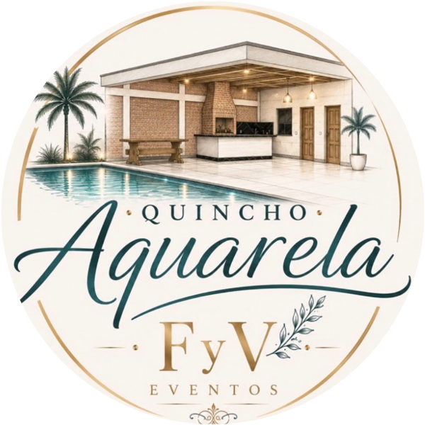 Logo Quincho Aquarela FyV Eventos